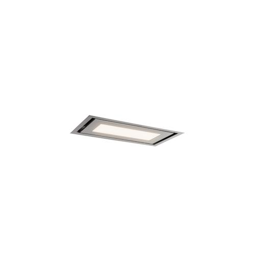 Klarstein Remy Brilliant Edition Inselhaube 90cm 609 m³/h EEK A LED Glas Silber