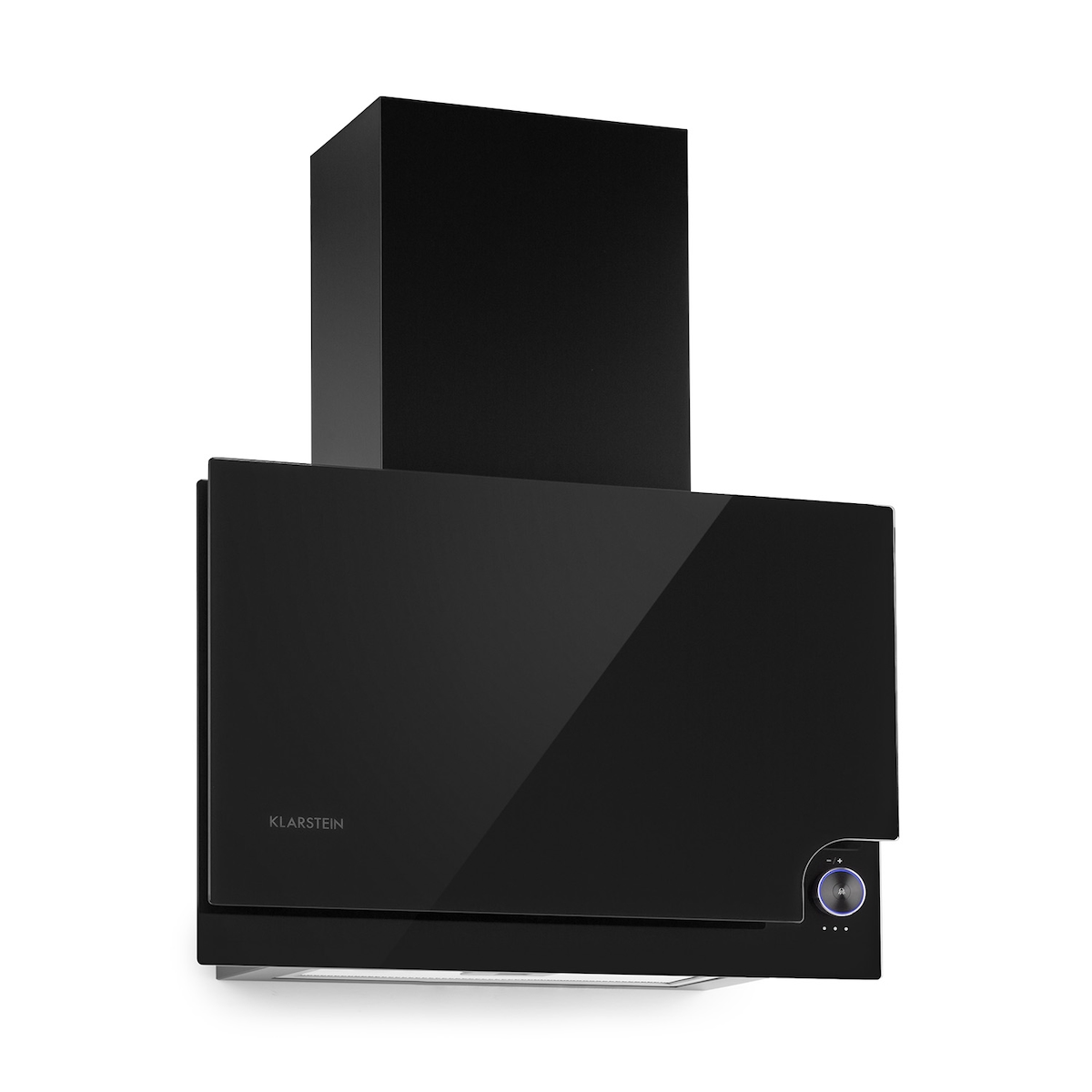 Klarstein Amelia Dunstabzugshaube 123W 60x47x23,5cm LED-Beleuchtung Touch Glas Schwarz Image