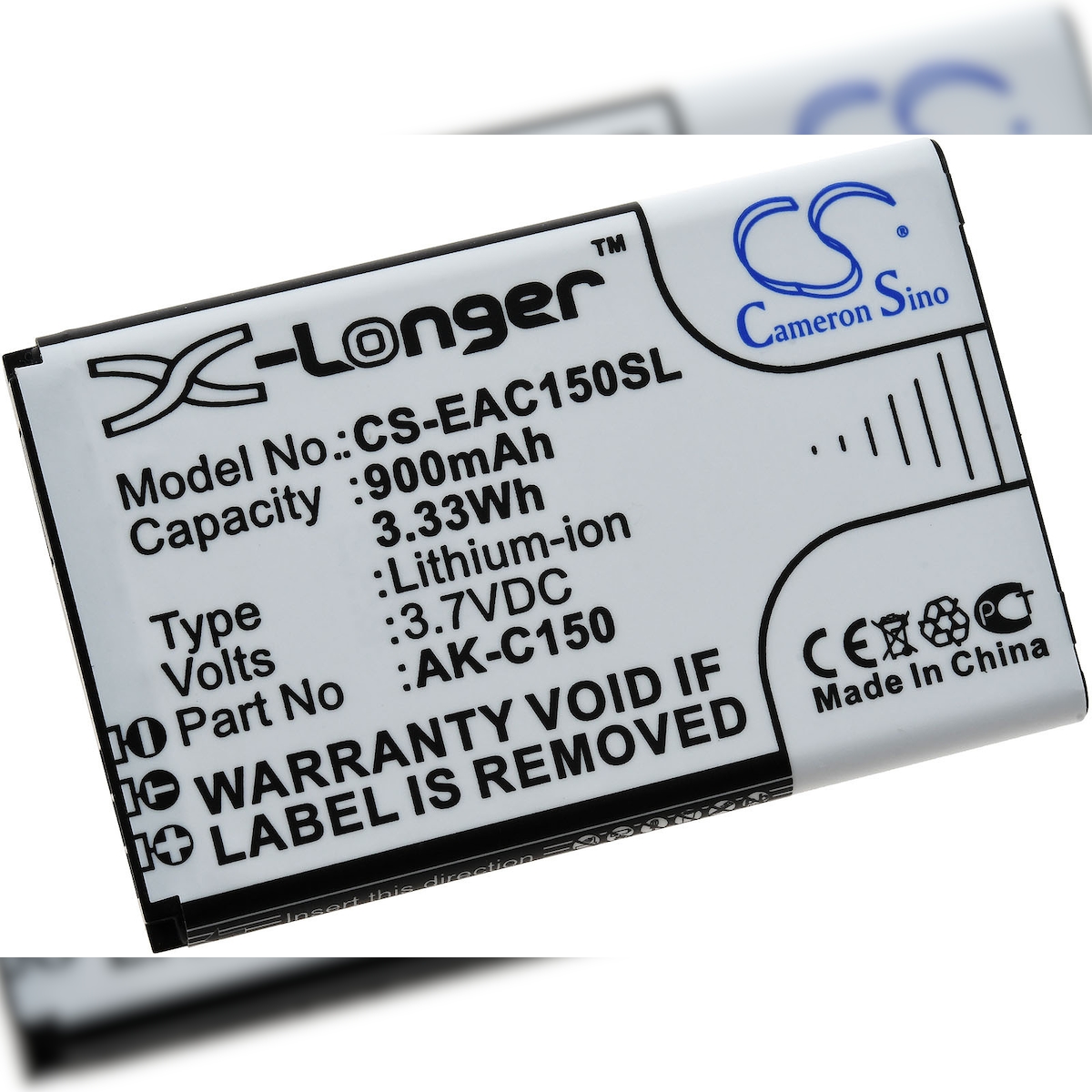 Powery Akku für Großtasten-Handy Emporia Telme C150 / T200 / Typ AK-C150 Image