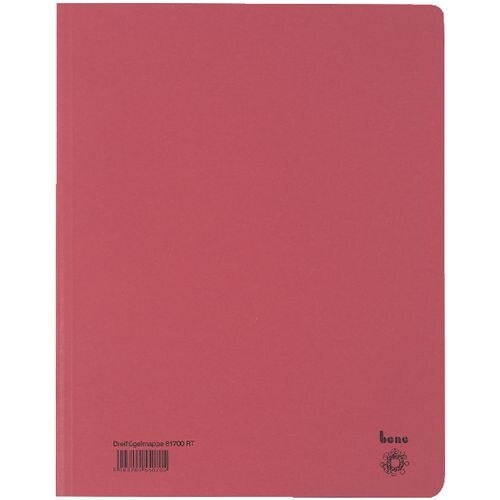 Bene Dreiflügelmappe 81700 DIN A4 Rot Manilakarton Image