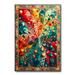 Green 60 x 48 x 0.3 in Area Rug - East Urban Home Faedo Area Rug w/ Non-Slip Backing Chenille/Cotton | 60 H x 48 W x 0.3 D in | Wayfair