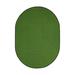 Green Oval 6' x 9' Area Rug - Eider & Ivory™ Outdoor Grass Mats w/ Heavy Duty Non Slip Backing Good Artificial Turf, Polyester | Wayfair