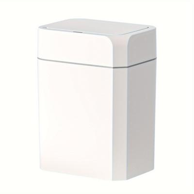 TEMU Elpheco Motion Sensor Trash Can With Lid Automatic Small Slim Garbage Can Smart Trash Bin For Bathroom, Kitchen, Office, Bedroom, Living Room, Toilet