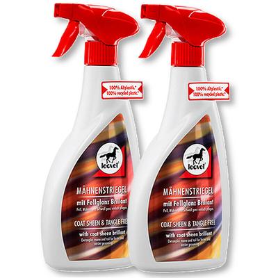 Mähnenstriegel 2x550 ml Mähnenspray Schweifspray Pferdespray Fellpflege - Leovet