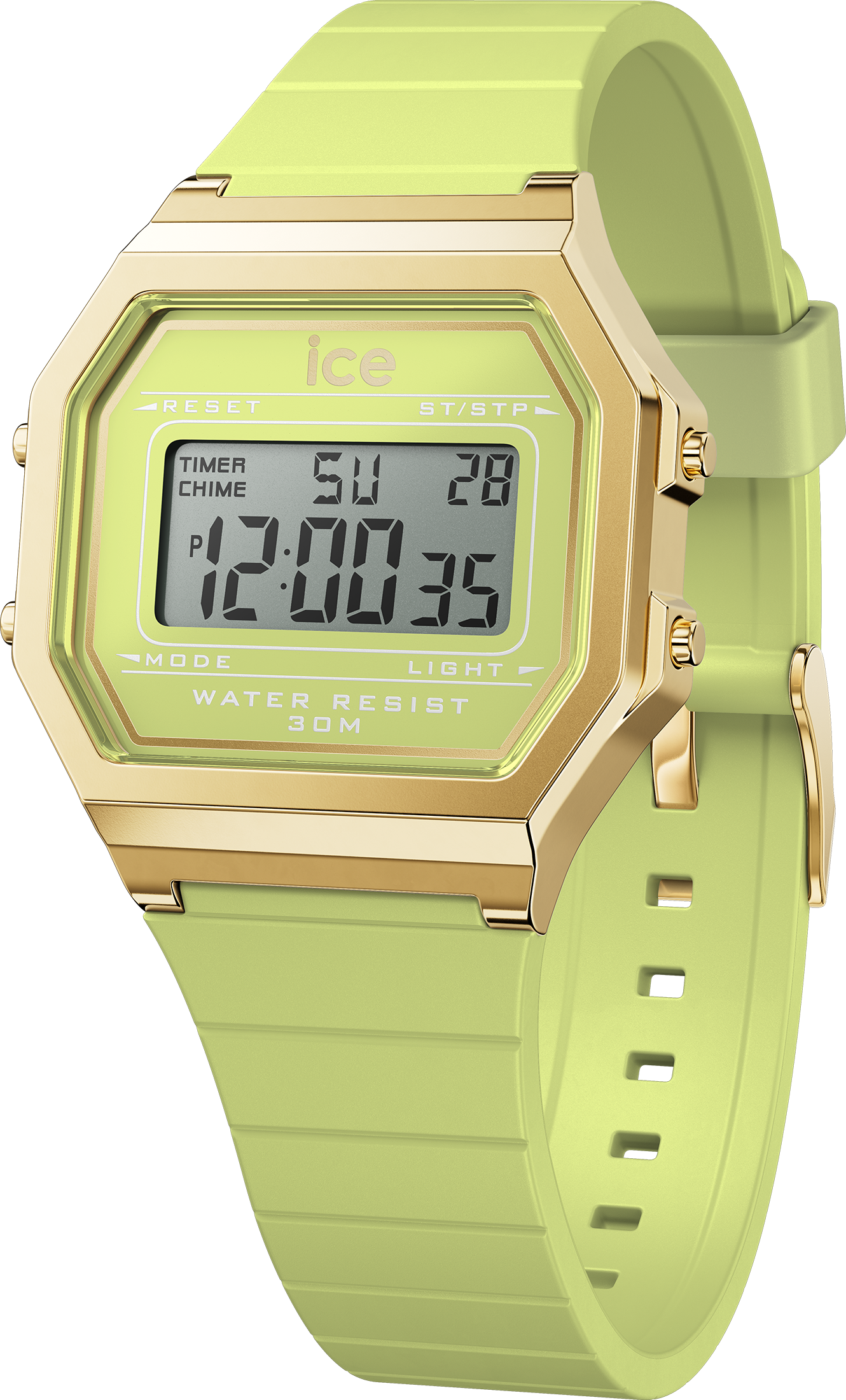 Ice-watch Ice Watch Ice Digit Retro - Daiquiri Green Womens 022059 Silicone - One Size | Ice-watch Sale | Discount Designer Brands