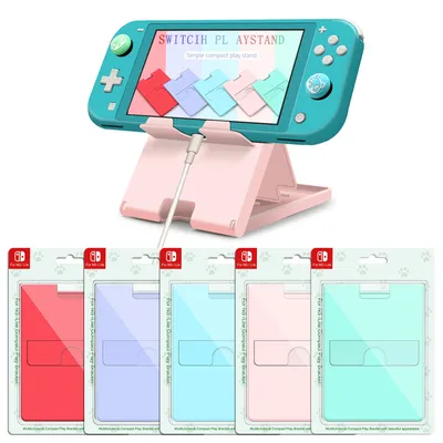 NS Normal Switch Game Console Stand For Nintendo Switch 1/2Mobie Phone Pad Pink Holder Classic NS Bracket Adjustable Accessories