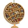 Christmas Tree Decor, 2D Acrylic Square Heart Bookshelf Pendant, Library Bookshelf Heart Ornament, Room Decorations