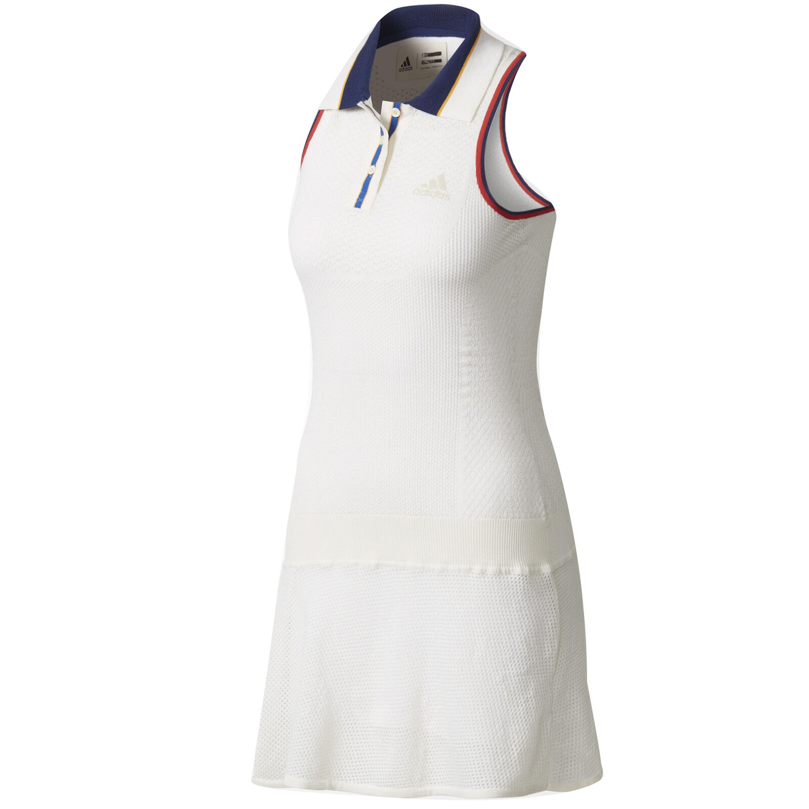 Adidas Pharrell Williams NY Damen Weißes Tennis-Kleid Image