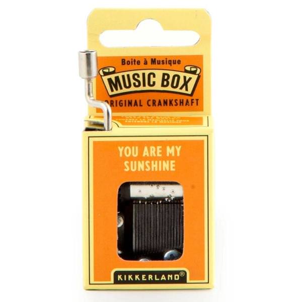 Kikkerland 029323 - You Are My Sunshine Crank Music Box (1231) Toys and Games