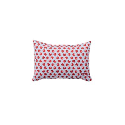 Benetton - Kissen 35X50Cm 144Tc 100 % blaue Baumwolle mit roten Äpfeln und Früchten Image