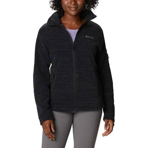 COLUMBIA Damen Funktionsjacke Fast Trek Printed, Größe XS in Schwarz