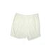 J.Crew Factory Store Athletic Shorts: Ivory Solid Activewear - Women's Size 12