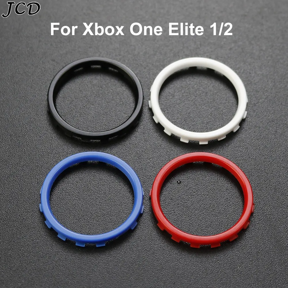 Jcd 2 stücke custom thumbs tick kreis akzent ringe für microsoft xbox one elite serie 1 2 controller reparatur ersatz Image