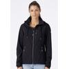 Softshelljacke DEPROC ACTIVE "DECORAH PEAK V WOMEN", Damen, Gr. 34 (XS), schwarz, 96% Polyester; 4% Elastan, casual, tailliert, Langarm gerader Abschluss mit verstellbarem Klettverschluss,mit Windstopper, Jacken, mit abnehmbarer Kapuze