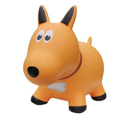 Toddler Boys and Girls Farm Hopper Bounce Toy, Golden Dog