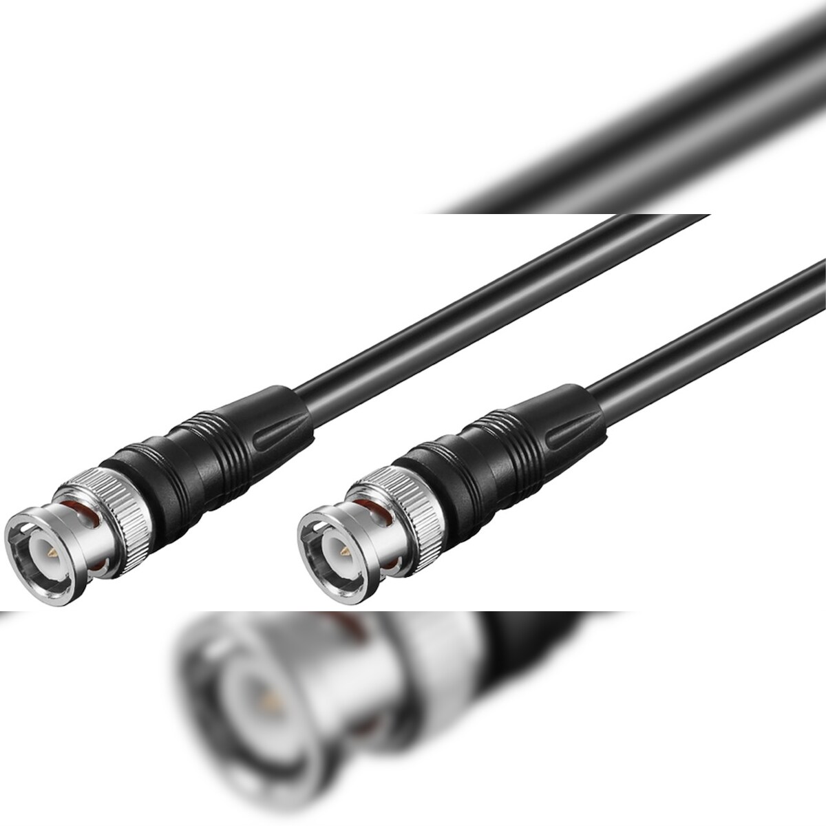 Goobay 50074 Video Verbindungskabel BNC (RG59), zweifach geschirmt, 5 m - BNC-Stecker > BNC-Stecker Image