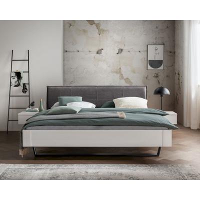 Massivholz »La Dolce Vita X WHITE-EDITION« Kiefer Massivholzbett 140x200 cm / mit Nachttisch Image
