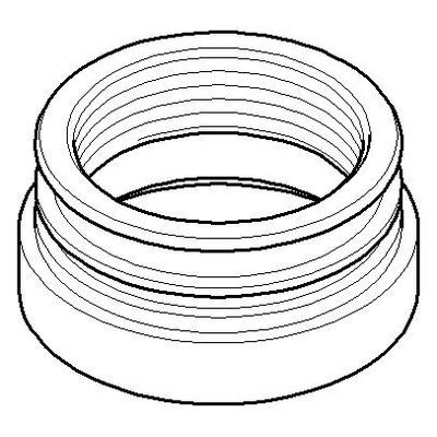Dornbracht Rosette Ersatzteile 092776001 D. 48 x 22 mm Platin gebürstet 092776001-06 Image