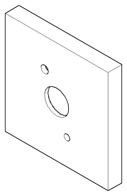 Dornbracht Rosette für Wandanschlussbogen Ersatzteile 092782006 60 x 60 x 9 mm Messing (23kt Gold) 092782006-09 Image