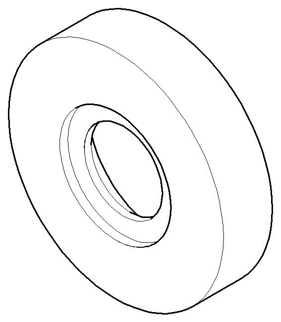 Dornbracht Rosette Ersatzteile 092788008 D. 78 x 18 mm Platin 092788008-08 Image