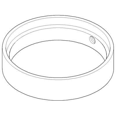 Dornbracht Halter für Toilettenbürstengarnitur Ersatzteile 081720634 D. 110 x 25 mm Champagne gebürs 081720634-46 Image