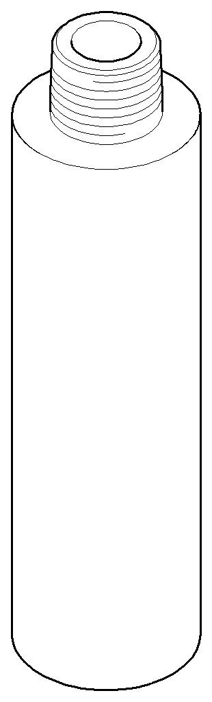 Dornbracht Anschluss Ersatzteile 091103080 D. 35 x 135 mm Schwarz matt 091103080-33 Image