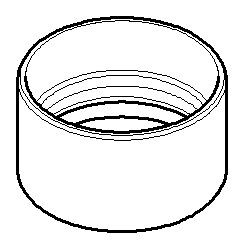 Dornbracht Ring Ersatzteile 091601012 D. 26,5 x 15 mm Messing (23kt Gold) 091601012-09 Image