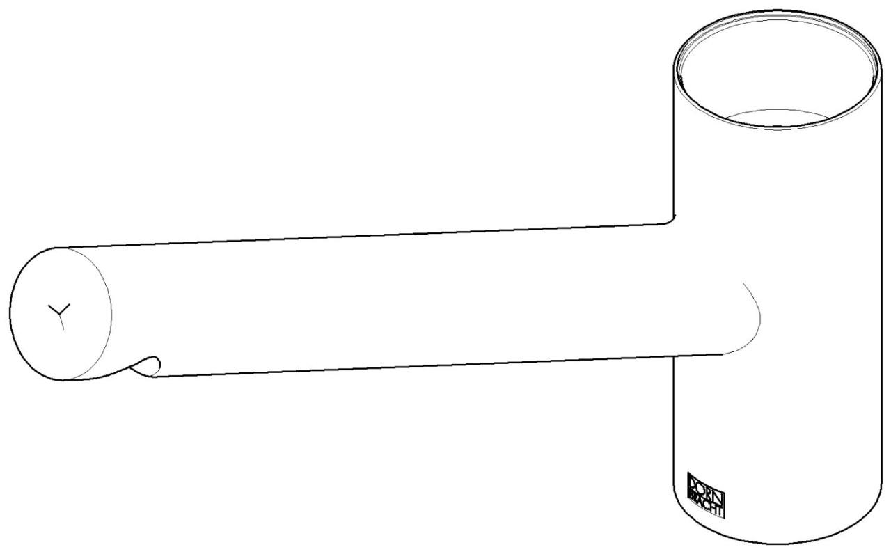 Dornbracht Körper Ersatzteile 091976002 260 x 180 x 48 mm Platin gebürstet 091976002-06 Image