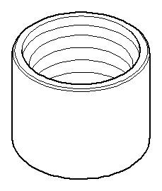 Dornbracht Haube Ersatzteile 092102143 D. 24,7 x 20 mm Schwarz matt 092102143-33 Image