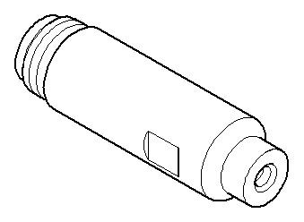 Dornbracht Zugstange für Umstellung Ersatzteile 093109141 D. 13 x 46 mm Platin gebürstet 093109141-06 Image