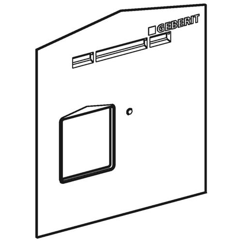 Geberit Spritzschutz Urinal-Steuerung verdeckt für VS-Elektronik ab 2011 242155001