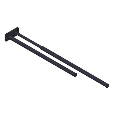 Giese Handtuchhalter doppelt schwarz matt, 90117-14 90117-14 Image
