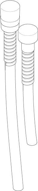 Dornbracht Schlauch Ersatzteile 90300200100 chr gebürstet 90300200100-93 Image