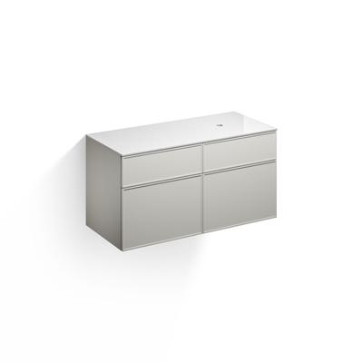 Alape Möbelmodul Arkta 6017157 1200x600 Snow/Seidengrau 6017157354 Image