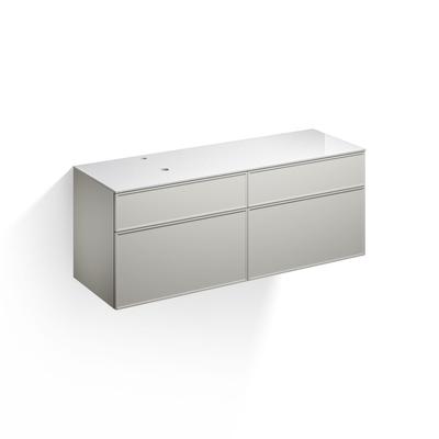 Alape Möbelmodul Arkta 6021127 1600x600 Snow/Seidengrau 6021127354 Image