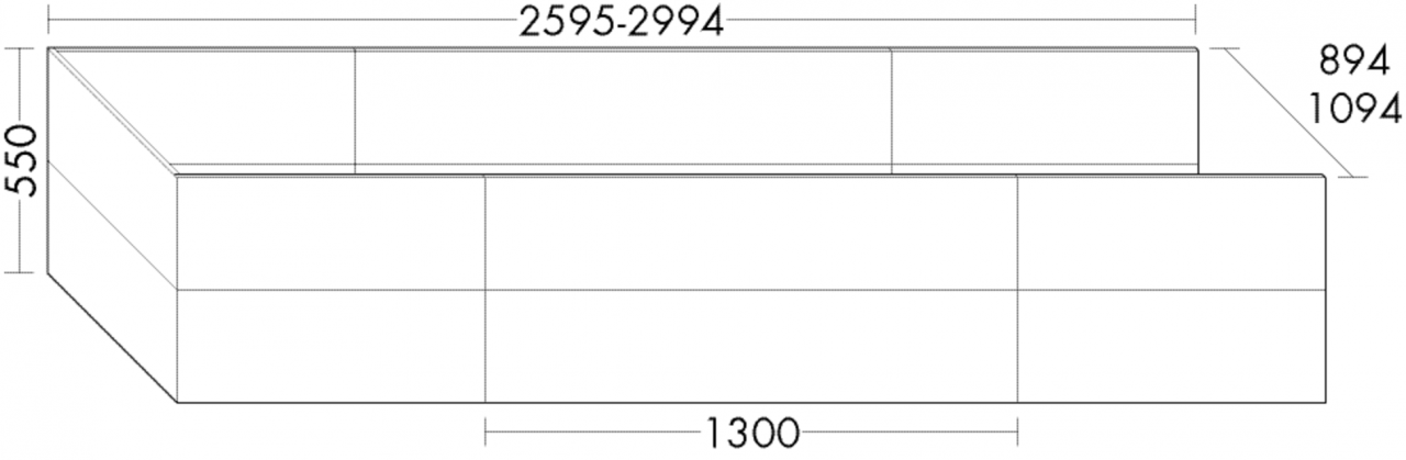 Burgbad Wannenverkleidung Sand Hochglanz, SEVP275LF0091F0787 SEVP275LF0091F0787 Image