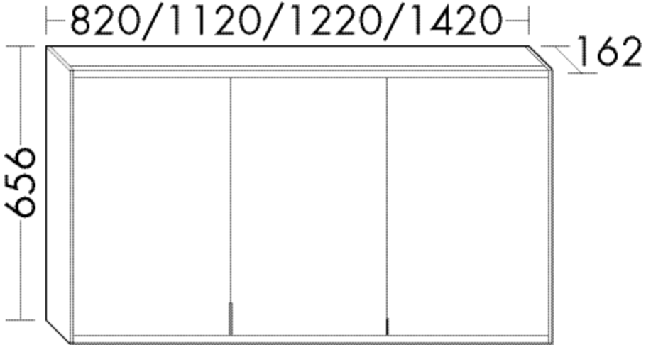 Burgbad Spiegelschrank YSO PG2 HGL 656x1120x162 Trend-/RAL-Farbe Ultramatt, SPHA110LF5755 SPHA110LF5755 Image