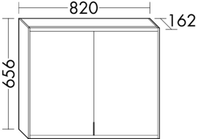 Burgbad Spiegelschrank YSO PG1 Matt 656x820x162 Anthrazit Matt , SPSB080F2137 SPSB080F2137 Image