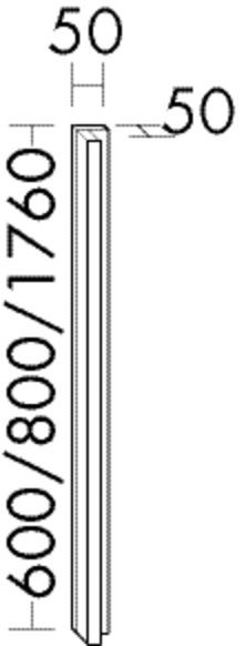 Burgbad Winkelblende 30x1200x150 , WB6090 WB6090 Image