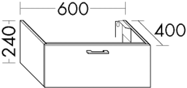 Burgbad Waschtischunterschrank Sys30 PG4 Sana 240x1200x400 Salbeigrau Ultramatt, WVIM120F5967 WVIM120F5967 Image