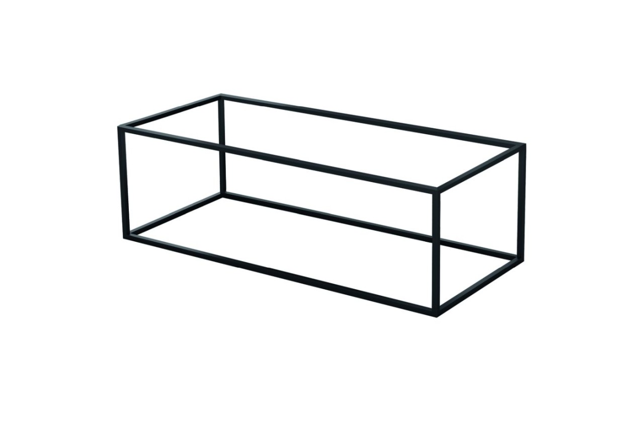 Bette Gestell f. Badewanne Lux Shape Q001, 170x75 cm schwarz Feinstruktur matt, Q001-815 Q001-815 Image