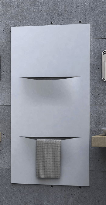 Caleido cut vertikal zweilagig Badheizkörper B: 620 mm x H: 1520 mm FCUT15620DV-9010 Image