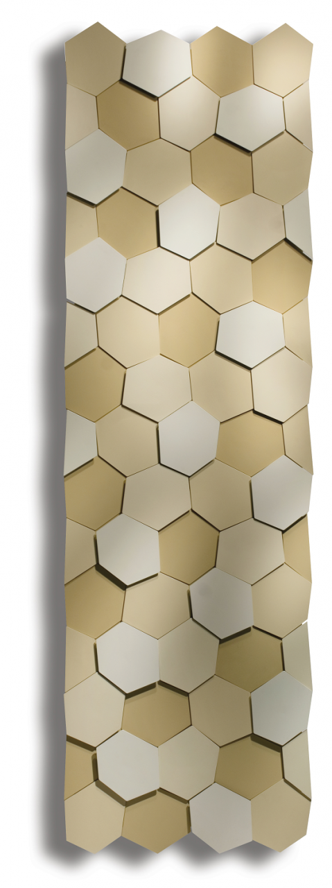 Caleido honey zweilagig Badheizkörper B: 650 mm x H: 2200 mm FHONE2200D-3004 Image