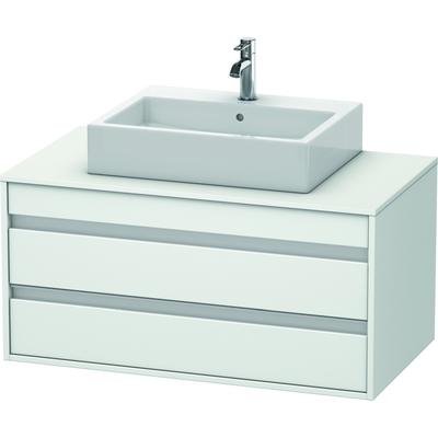 Duravit Ketho Konsolenwaschtischunterbau wandhängend Weiß Matt 1000x550x496 mm - KT665501818 KT665501818