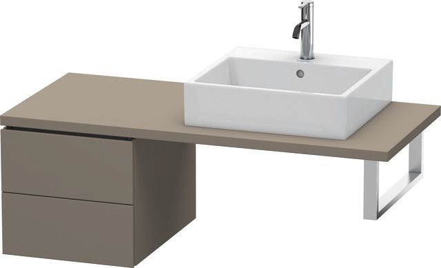 Duravit L-Cube Unterschrank für Konsole Flanell Grau Seidenmatt 420x547x400 mm - LC583609090 LC583609090 Image