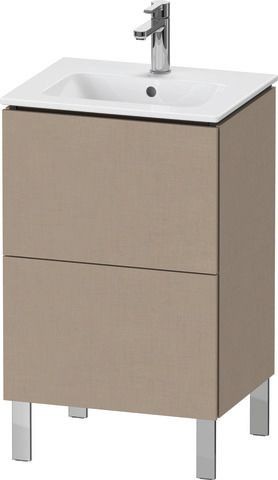 Duravit L-Cube Waschtischunterbau bodenstehend Leinen Matt 520x421x704 mm - LC667107575 LC667107575 Image
