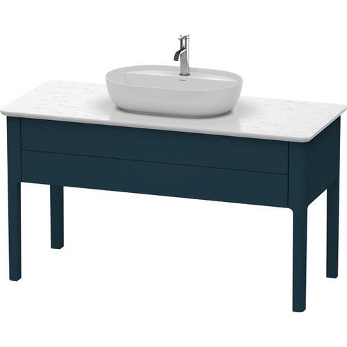 Duravit Luv Konsolenwaschtischunterbau bodenstehend Nachtblau Seidenmatt 1338x570x743 mm - LU9561098 LU956109898