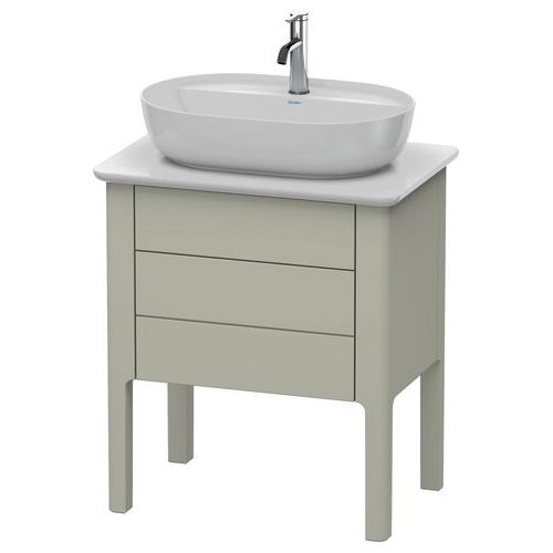 Duravit Luv Konsolenwaschtischunterbau bodenstehend Taupe Seidenmatt 638x450x743 mm - LU956506060 LU956506060