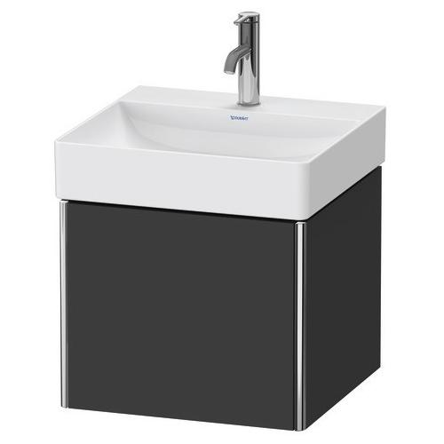 Duravit XSquare Waschtischunterbau wandhängend Graphit Supermatt 484x460x397 mm - XS405908080 XS405908080