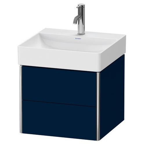 Duravit XSquare Waschtischunterbau wandhängend Nachtblau Seidenmatt 484x460x397 mm - XS416009898 XS416009898